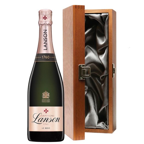 Lanson Le Rose Label Champagne 75cl in Luxury Gift Box